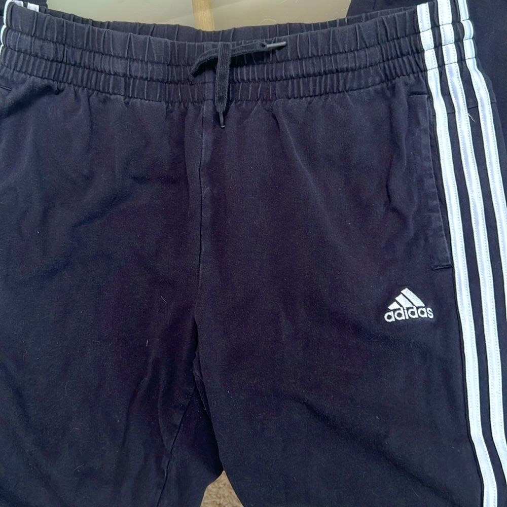 Adidas joggers, size L